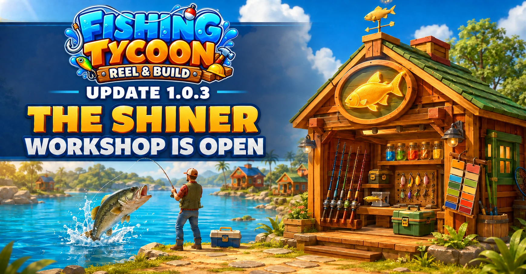 Fishing Tycoon 1.0.3: The Shiner Workshop Is Open